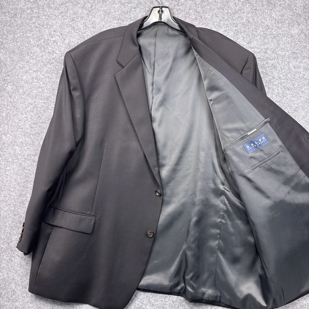 Ralph Ralph Lauren Blue Label Mens 52R Blazer Wool 2-Button Sport Coat Jacket‎